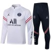 Paris Saint-Germain Training Huppari Suits 2022-23 Neljännes-Zip Valkoinen - Lasten